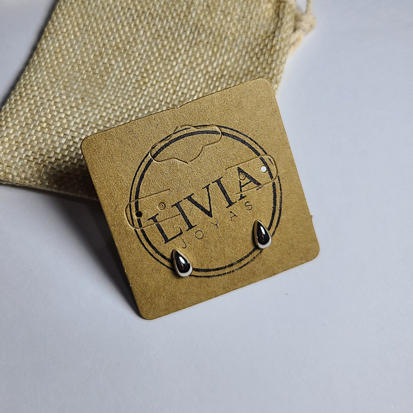 Caravana gota plateada | Plata 925