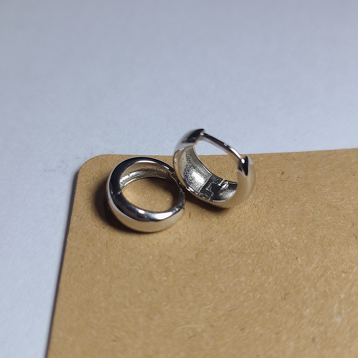 Aros plateado sólido | Plata 925